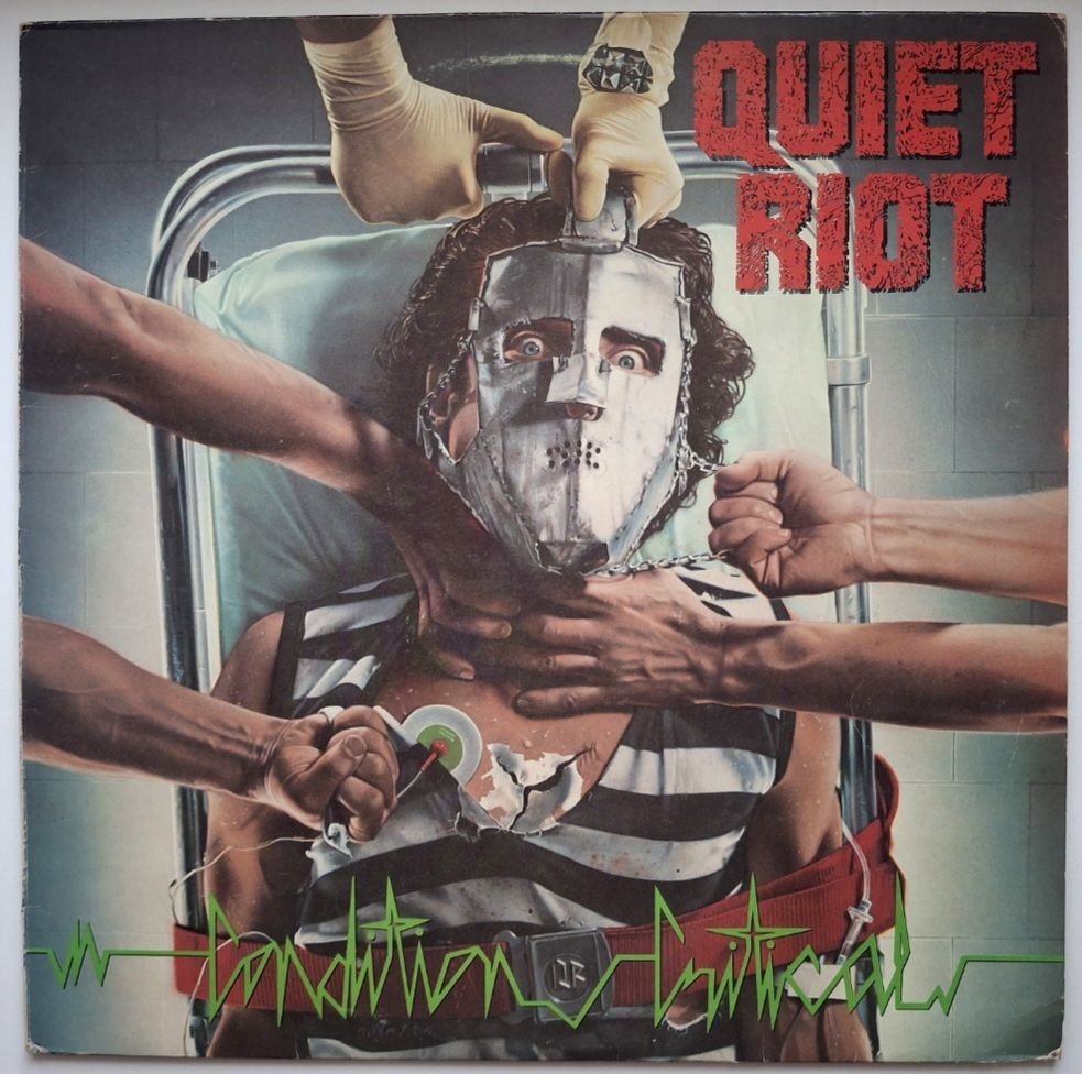 Quiet Riot - Conditional Critical - 1984.  (LP). 12. Vinyl. Пластинка. Greece. - фото фото фото 0