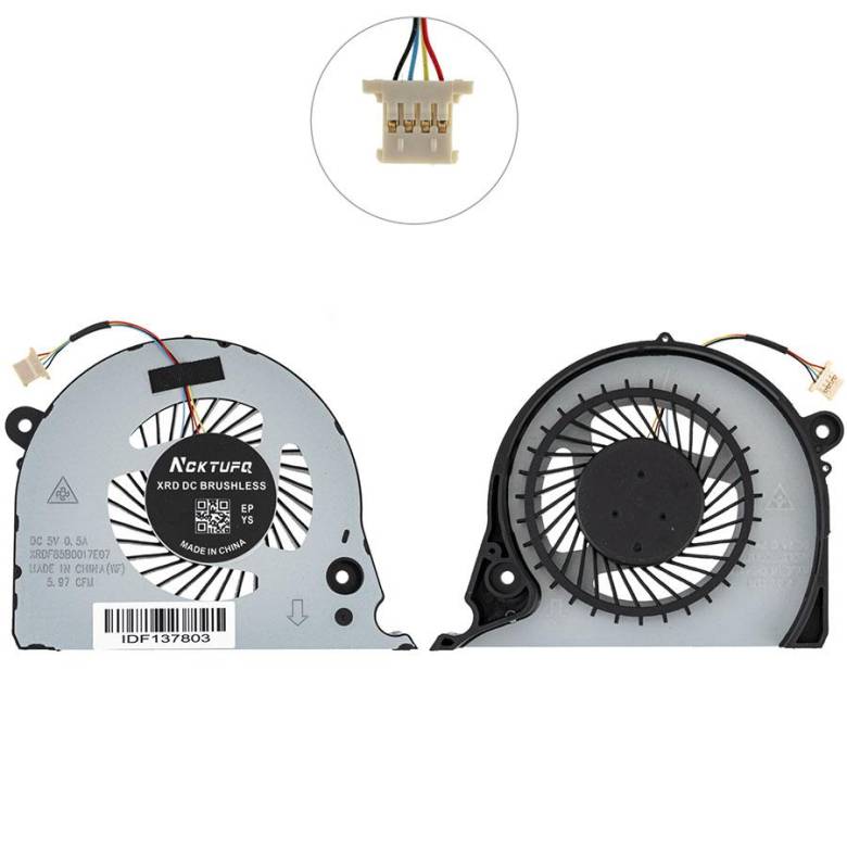Вентилятор для ноутбука DELL INSPIRON 15 7577, 7588 (CPU FAN) (DFS2000054H0T) (Кулер) - фото фото фото 0