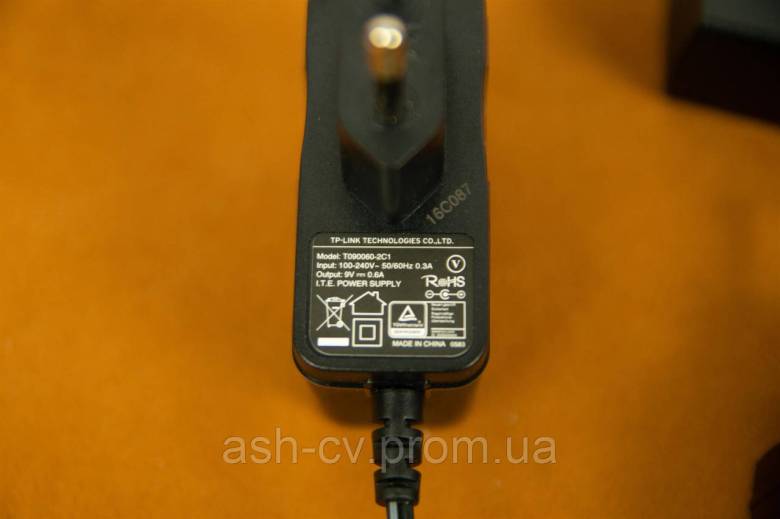 Блок живлення, TP-LINK, T090060-2C1, 9V, 600mA - фото фото фото 2