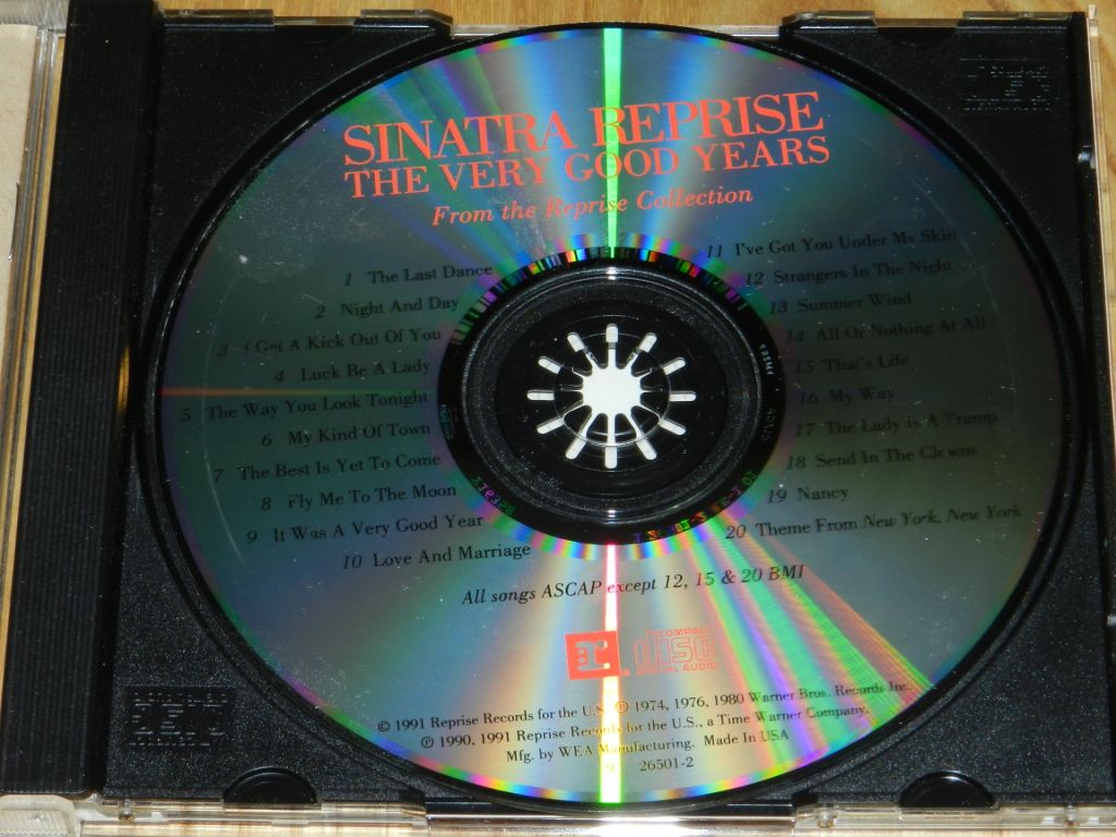 CD   Sinatra areprise - The Very Good Years - фото фото фото 2