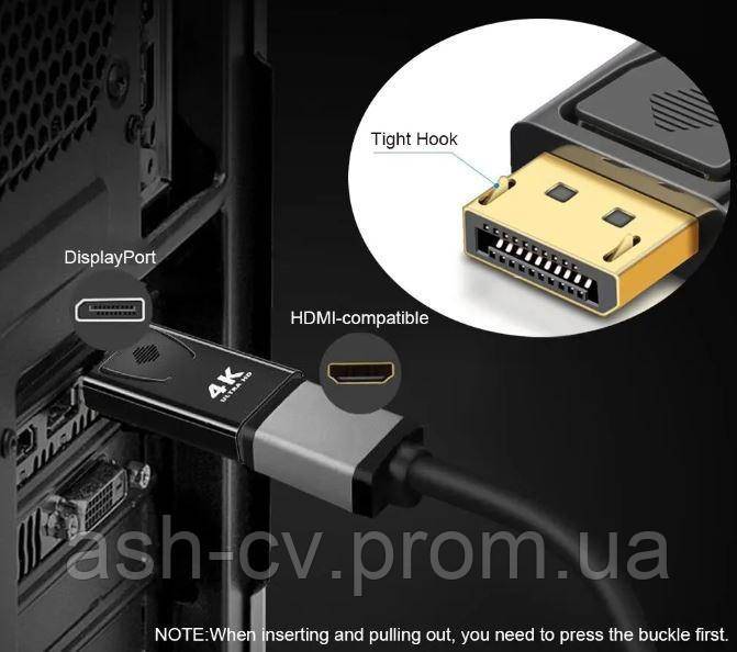 Адаптер, DisplayPort, HDMI, 1080, 4K - фото фото фото 2