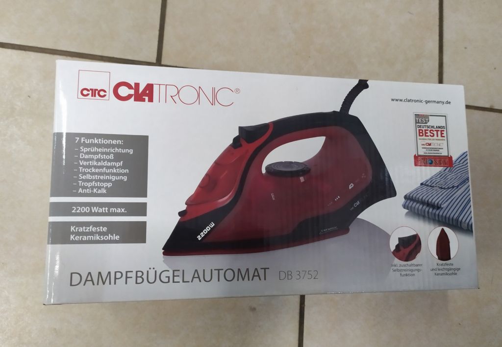 Новый надежный утюг Clatronic DB3752/Bomann DB6035 из Германии с гарантией - фото фото фото 7