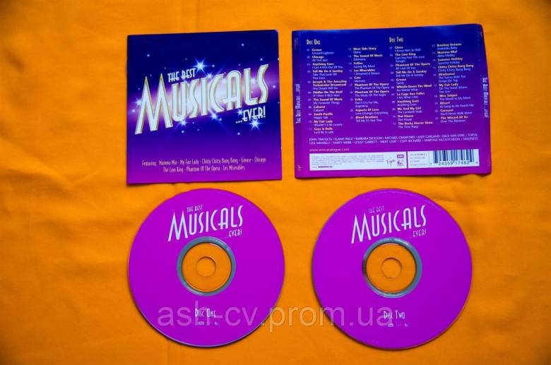 Музичний диск CD. The best MUSICALS ever (2cd) - фото фото фото 3