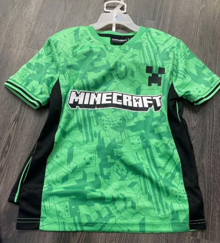 Зелена футболка minecraft primark на хлопчика 11-12 років - фото фото фото 1
