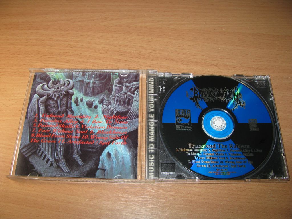 BENEDICTION - Transcend The Rubicon  (1993 Nuclear Blast 1st press,USA) - фото фото фото 1