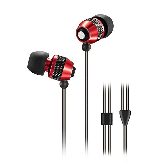 Наушники проводные без микрофона Wallytech WEA-081 Black/Red - фото фото фото 0