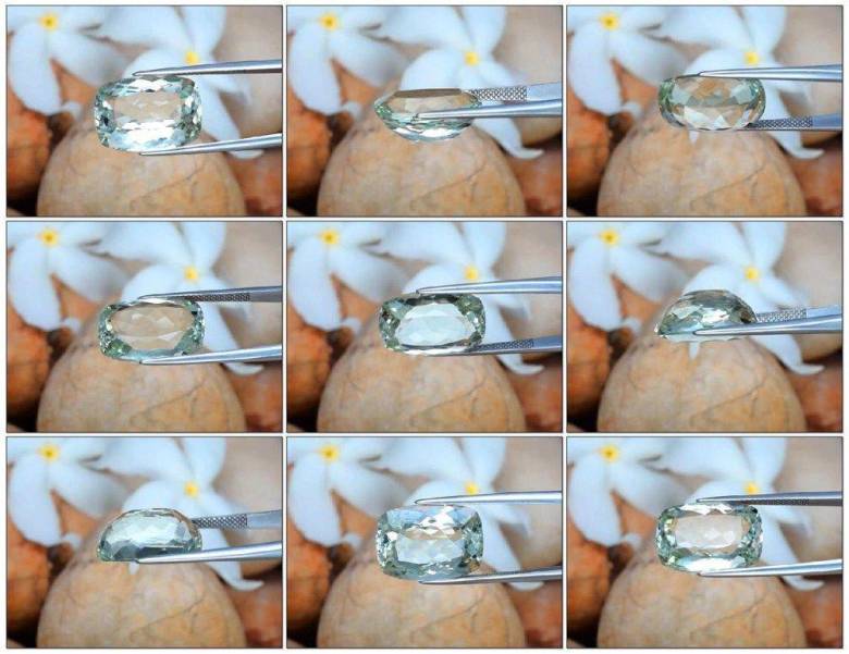Празиолит  11.38ct 17.4x12.6mm - фото фото фото 1