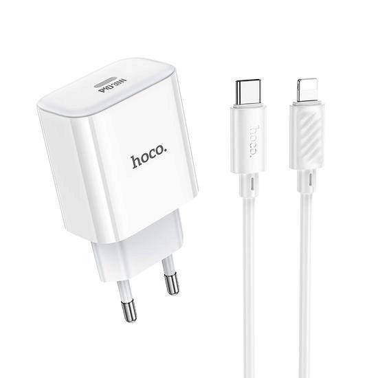 Быстрая зарядка Блок + кабель lightning PD 30W Apple iPhone (hoco) - фото фото фото 0