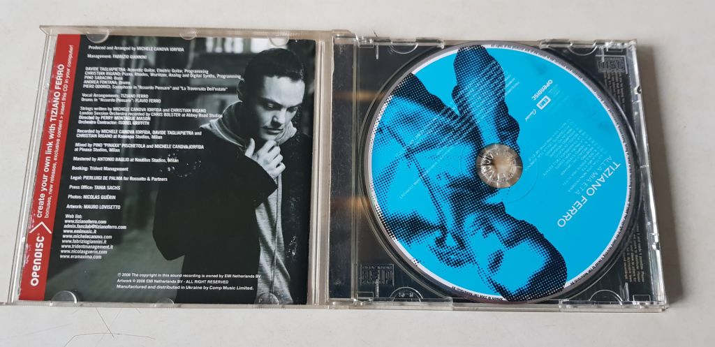 Tiziano Ferro Alla Mia Eta CD ліцензія - фото фото фото 2