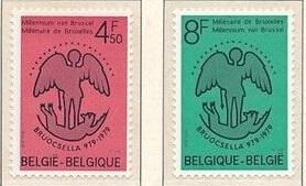Бельгия Основание Брюсселя 979-1979 MNH - фото фото фото 0