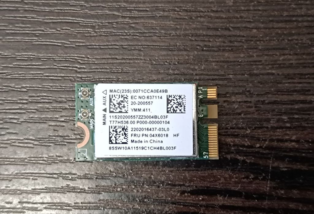 Плата WiFi+Bluetooth Broadcom BCM943142Y,  (M.2 1630, 802.11n 2.4GHz + Bluetooth 4.0 - фото фото фото 0
