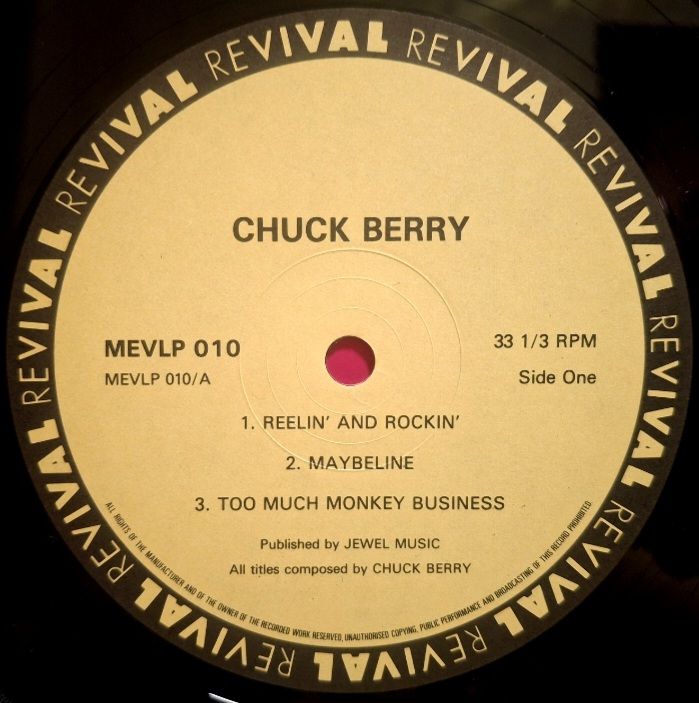 Chuck Berry - Revival - 1969.  (LP). 12. Vinyl. Пластинка. UK. - фото фото фото 2