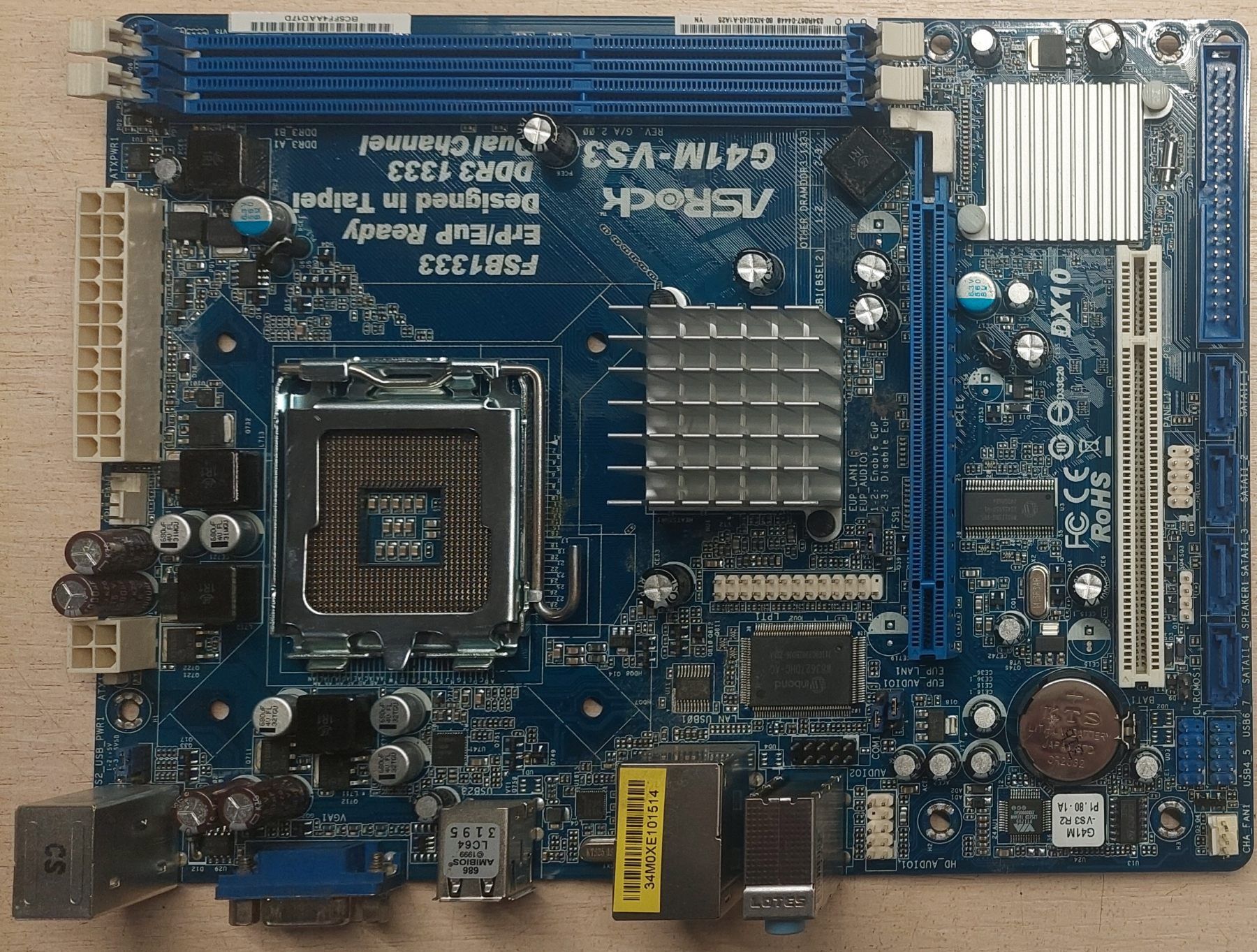 Б/В Материнська плата ASRock G41M-VS3 / Socket 775 / 2 x DDR3 - фото фото фото 2