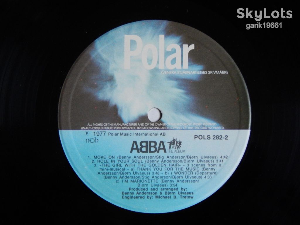 ABBA - The Album  (Polar – POLS 282, Sweden) EX+/EX - фото фото фото 3