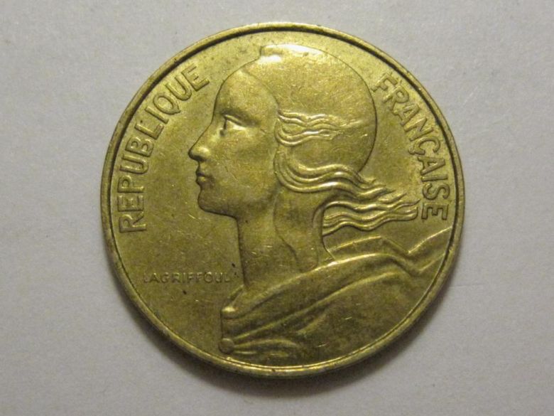Франция 10 сантимов 1982 года 3П985 - фото фото фото 1