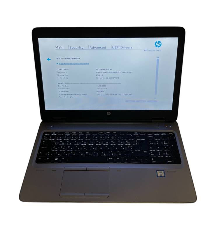 Ноутбук HP ProBook 650 G2 i5-6440HQ/8/120 SSD - Уцінка - фото фото фото 6