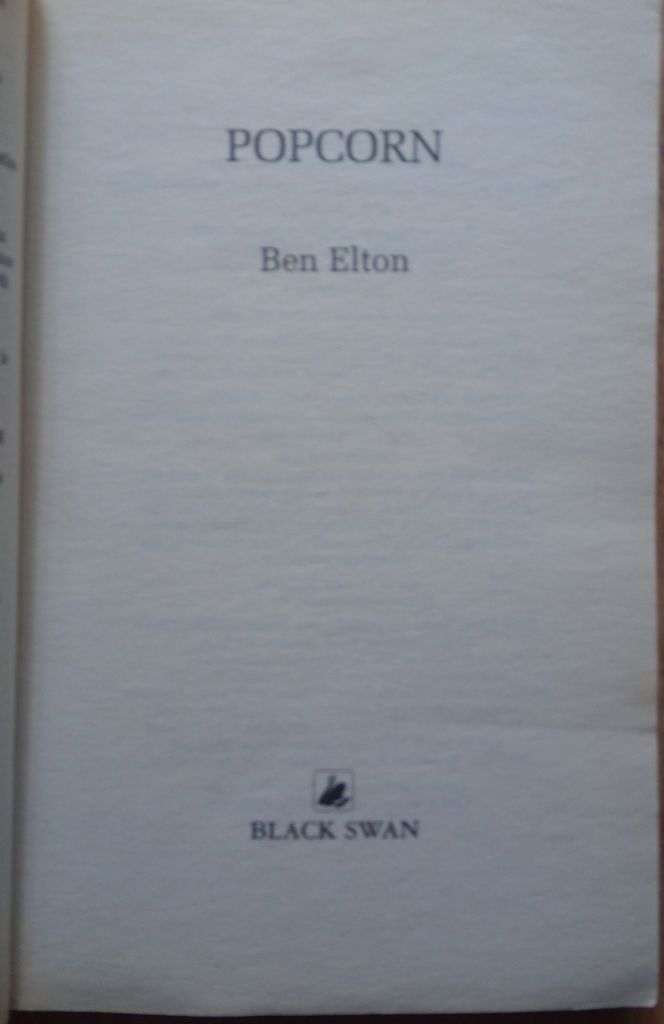 Popcorn Ben Elton English на Английском книга - фото фото фото 1