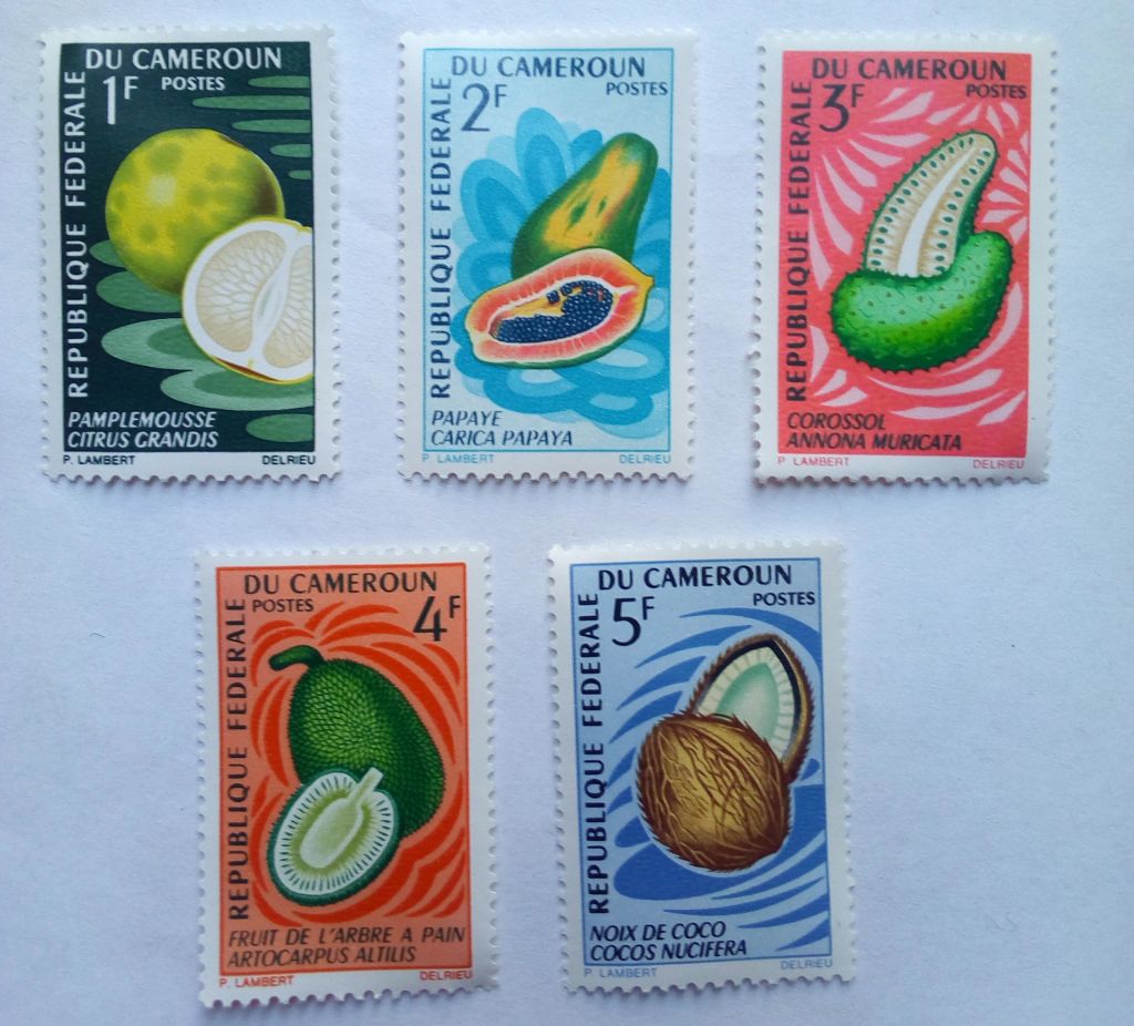 Камерун 1967 Фрукты, MNH - фото фото фото 0