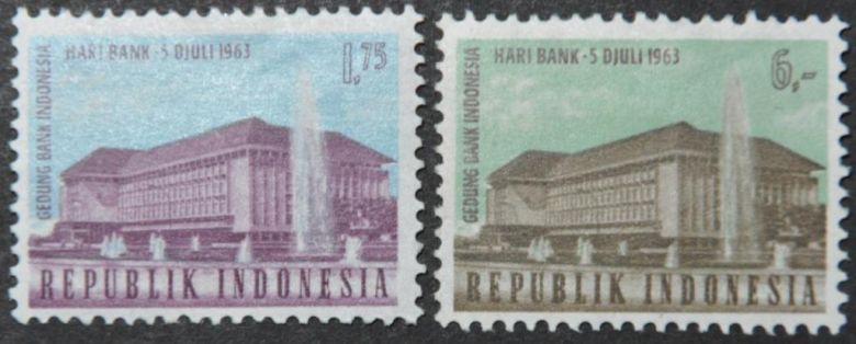 Индонезия Архитектура Центральный Банк 1963 - фото фото фото 0