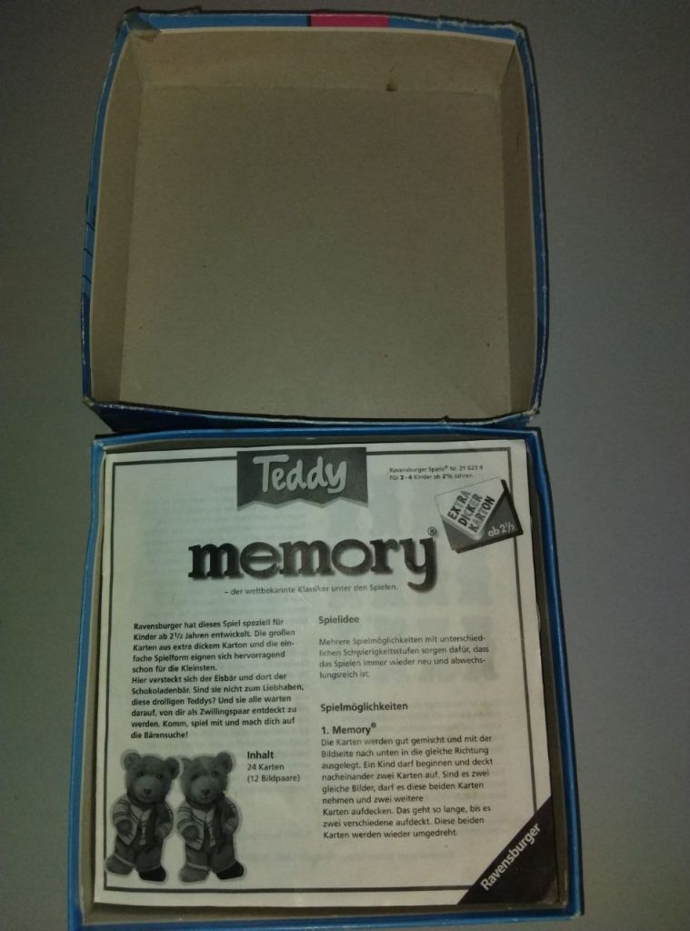 Настільна гра Ravensburger Teddy memory  (меморі Ведмедики) - фото фото фото 3
