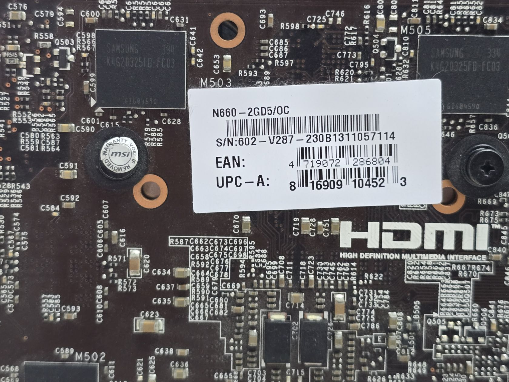 Відеокарта MSI GTX 660 2GB   (GDDR5,192 Bit,HDMI,PCI-Ex,Б/у) - фото фото фото 4