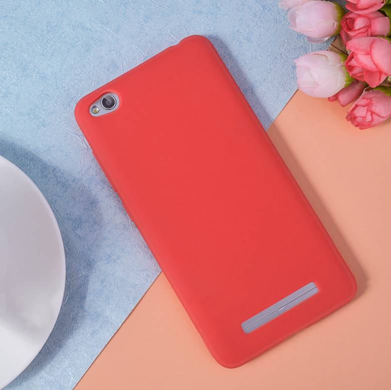Чохол Xiaomi Redmi 4A силікон soft touch бампер червоний - фото фото фото 1