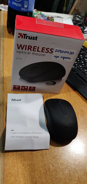 Беспроводная оптическая мышь Trust Ziva Wireless Compact   (21509) № 20300430 - фото фото фото 0