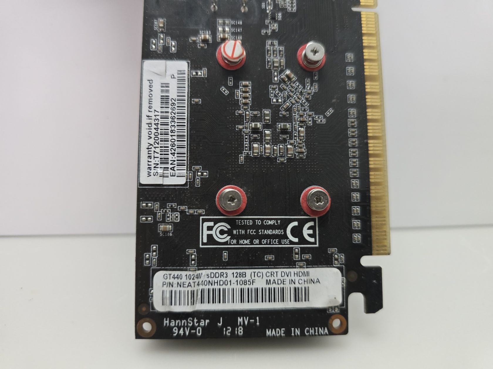 Відеокарта Gainward GeForce GT 440 1GB  (GDDR3,128 Bit,HDMI,PCI-Ex,Б/у) - фото фото фото 3