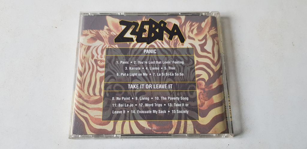 1975) Zzebra Panic / Take It Or Leave It - фото фото фото 1