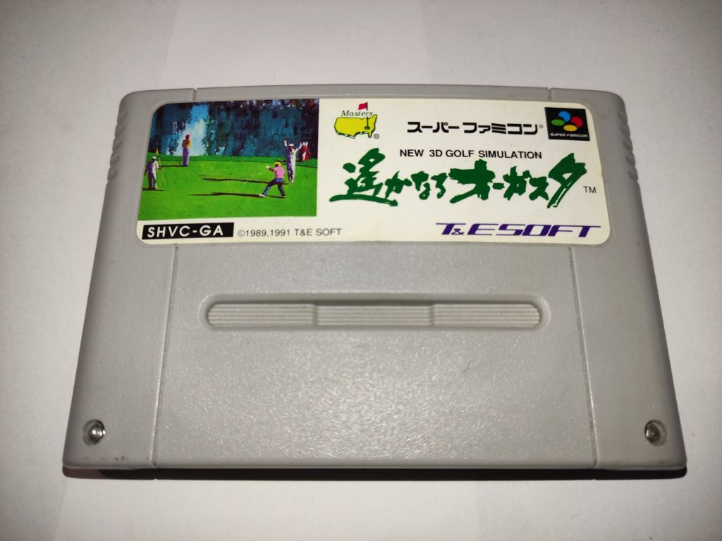 Masters - Harukanaru Augusta SFC Super Famicom Nintendo, тільки карт - фото фото фото 0