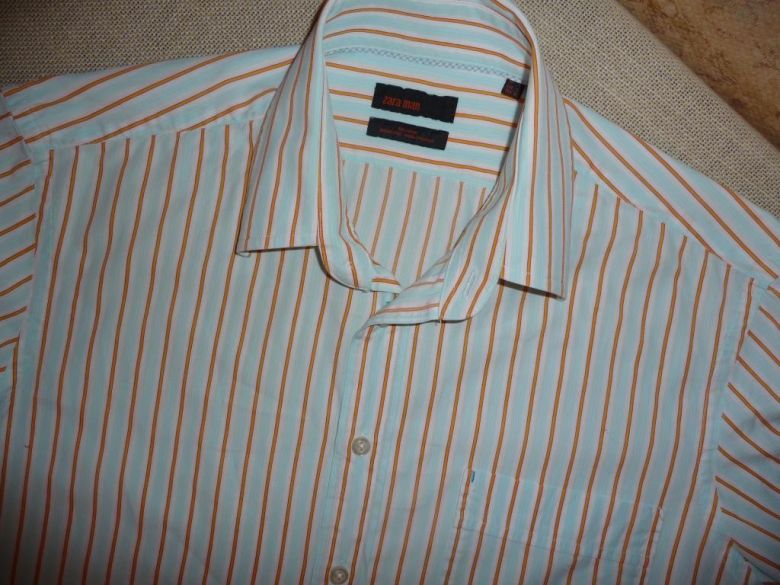 РУБАШКА ZARA MAN.р-L ОРИГИНАЛ - 100cotton. - фото фото фото 0