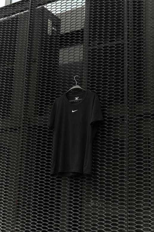 Футболка Nike черная (лого центр) - фото фото фото 9