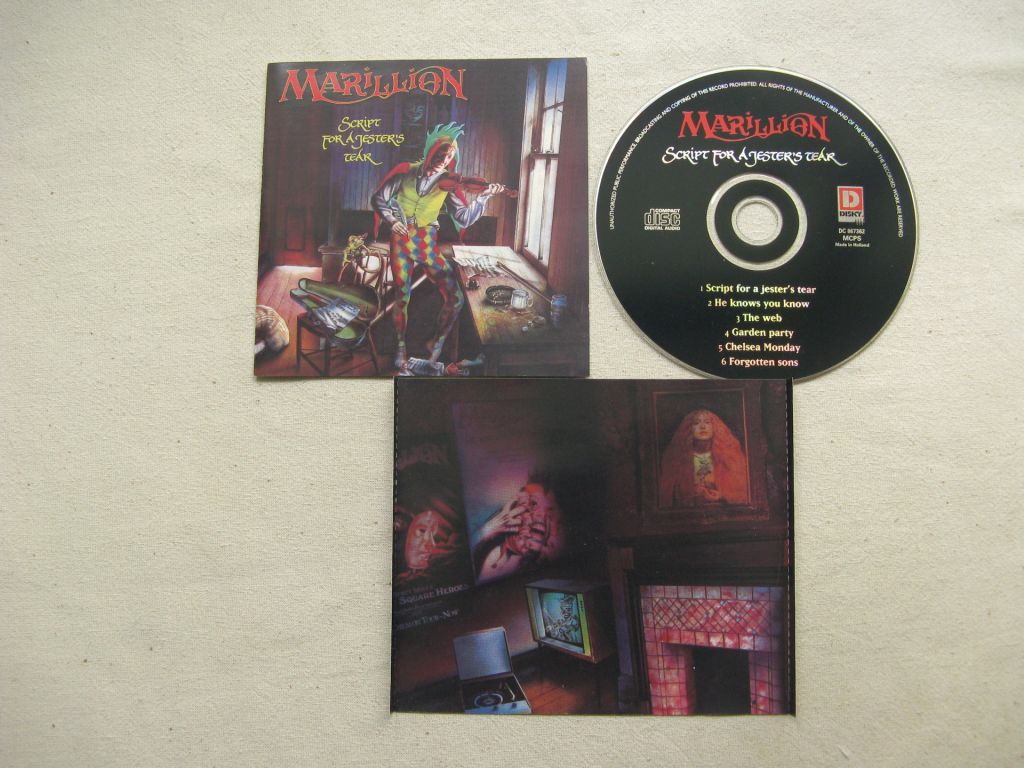 CD Marillion.  Script for A Jester's Tear. 1987. - фото фото фото 1