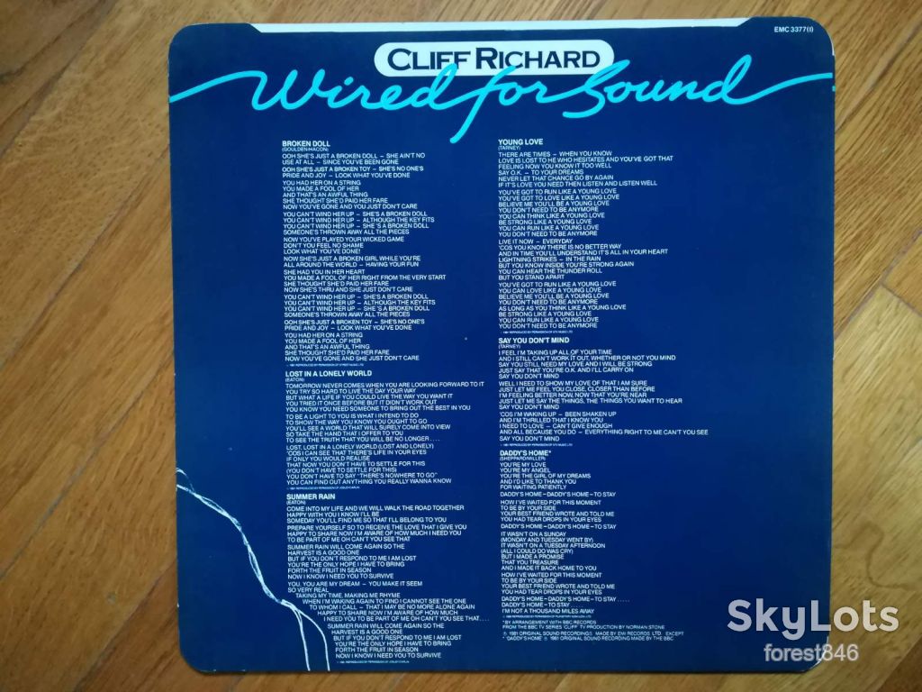 Cliff Richard-Wired for sound-Ex.+, Англия - фото фото фото 2