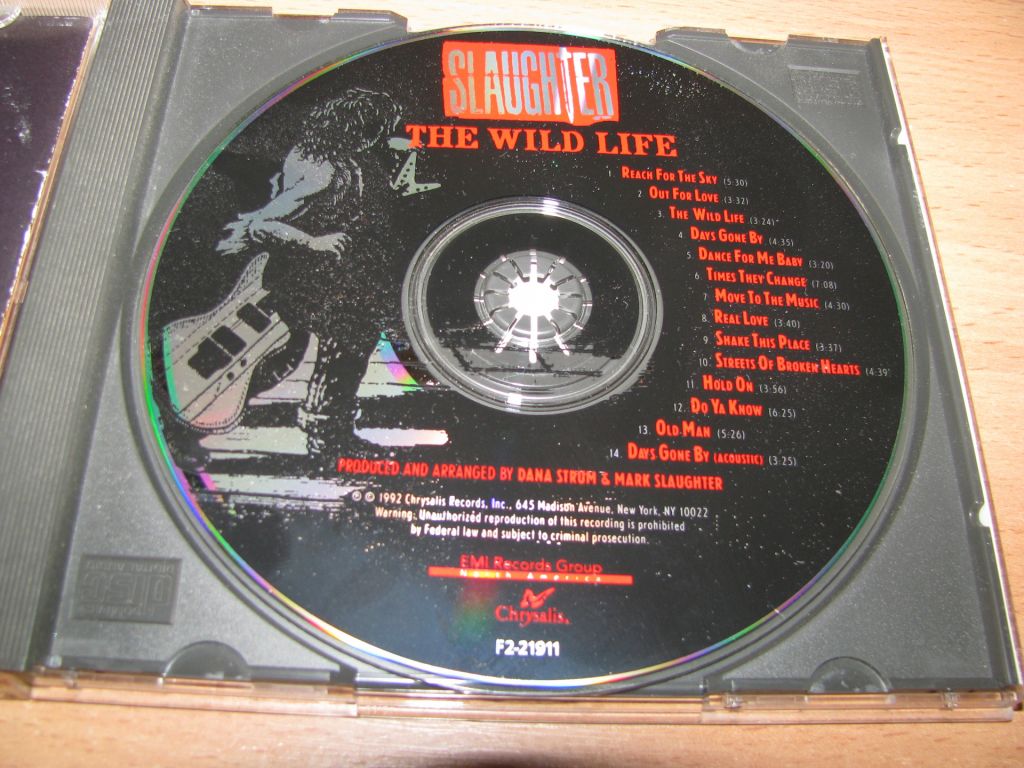 SLAUGHTER - The Wild Life  (1992 Chrysalis 1st press,USA) - фото фото фото 2