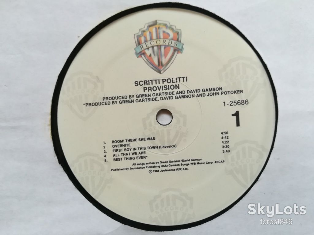 Scritti politti-Provision  (3)-Ex.+, США - фото фото фото 6