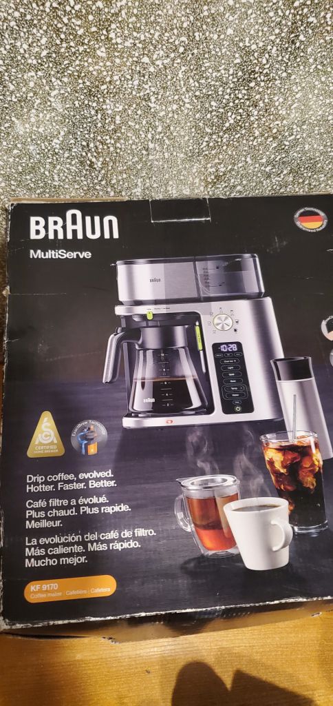 Крапельна кавоварка Braun KF9170SI MultiServe Coffee Machine, гарний стан - фото фото фото 7
