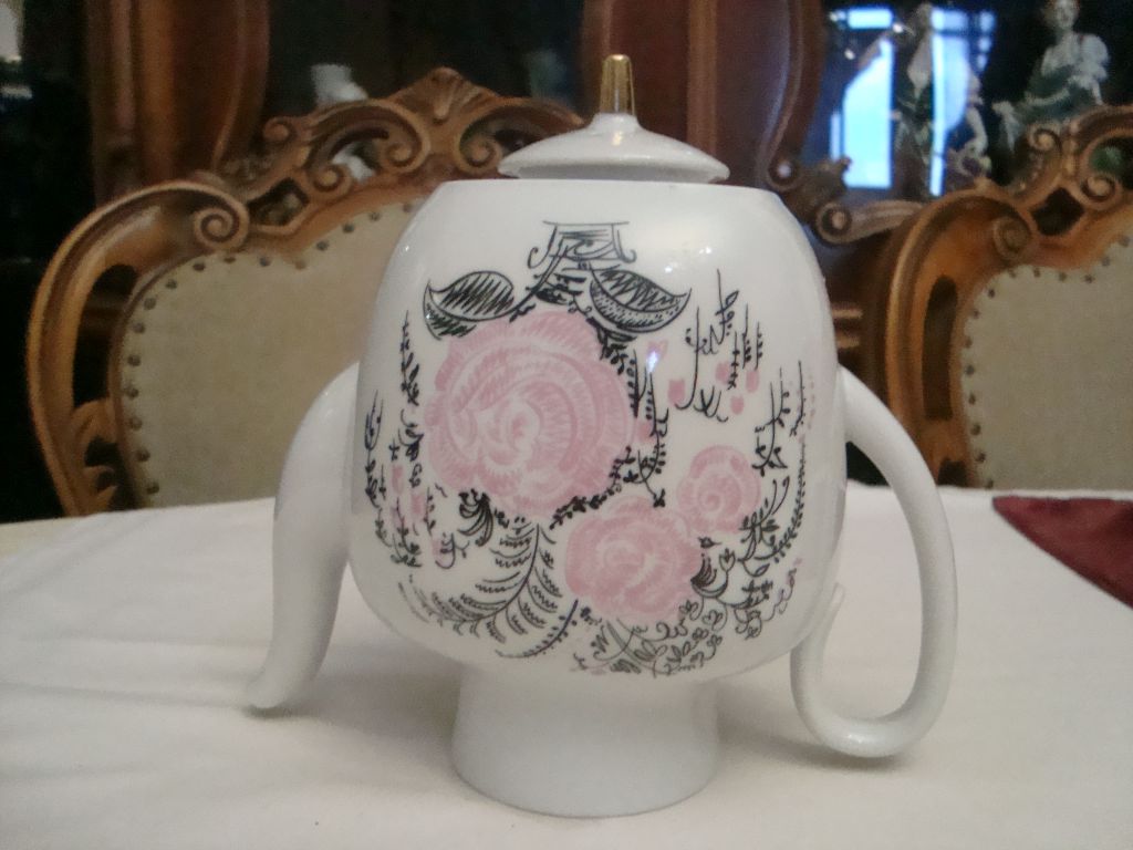 Чайник Фарфор СССР ЛФЗ ) - фото фото фото 6