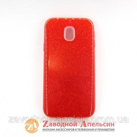 Samsung J3 2017 J330 чохол Shining блёстки red - фото фото фото 1