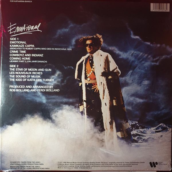 Falco - Emotional - 1986.   (LP). 12. Vinyl. Пластинка. S/S. Europe - фото фото фото 1