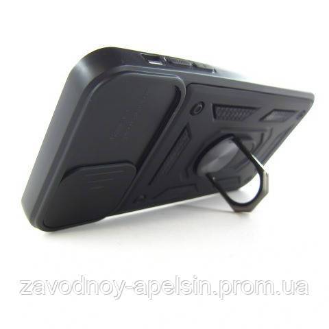 Iphone 11 Противоударный чехол Hybrid (кольцо+шторка) - фото фото фото 1