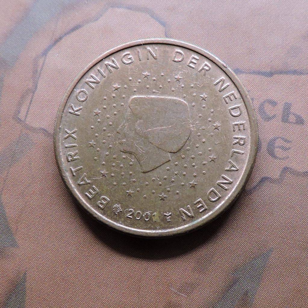 Нидерланды Нідерланди 2 євро цента 2001 - фото фото фото 0