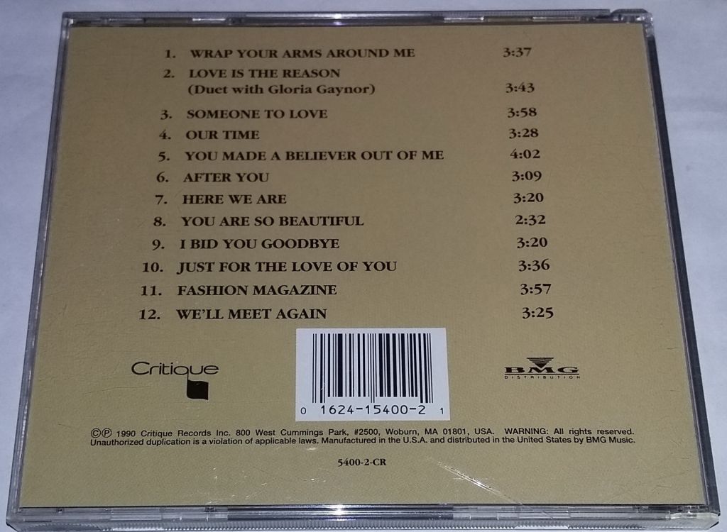 ENGELBERT Love Is The Reason CD US - фото фото фото 2