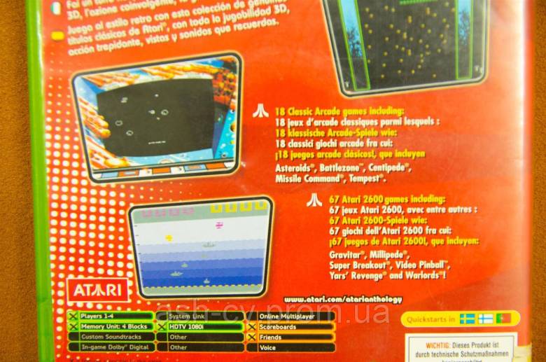 Диск XBOX - Atari Anthology - фото фото фото 3