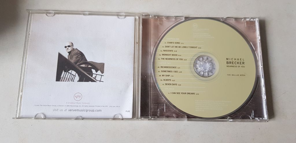 Michael Brecker Nearness Of You The Ballad Book CD фірмовий - фото фото фото 2