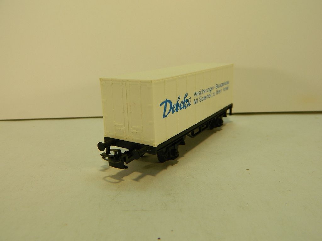 Платформа с контейнером. MARKLIN 1:87 H0  (16.16). - фото фото фото 2