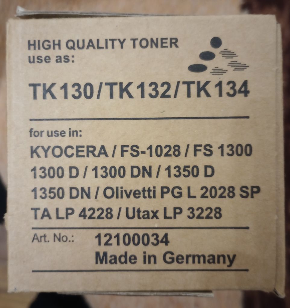 Тонер-картридж Integral TK-130 Kyocera FS-1300/1028/1350 - фото фото фото 2