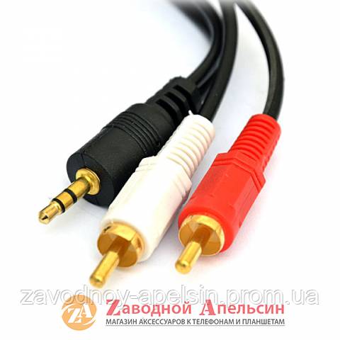 ТВ TV>AVкабель 3.5мм - 2 RCA 1,5м - фото фото фото 0
