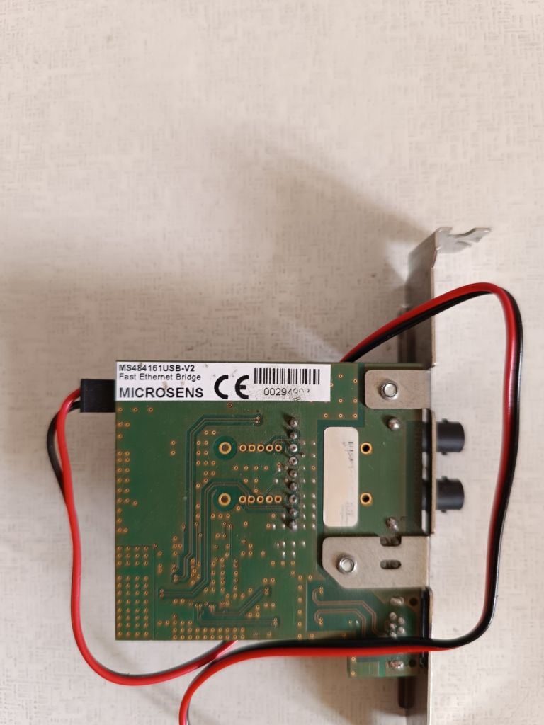 Волоконно-оптична мережева карта Microsens MS484161USB-V2 Fast Ethernet Bridge - фото фото фото 2
