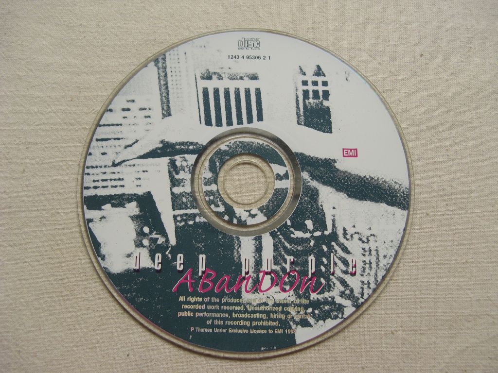 CD Deep Purple. Abandon. 1998. - фото фото фото 2